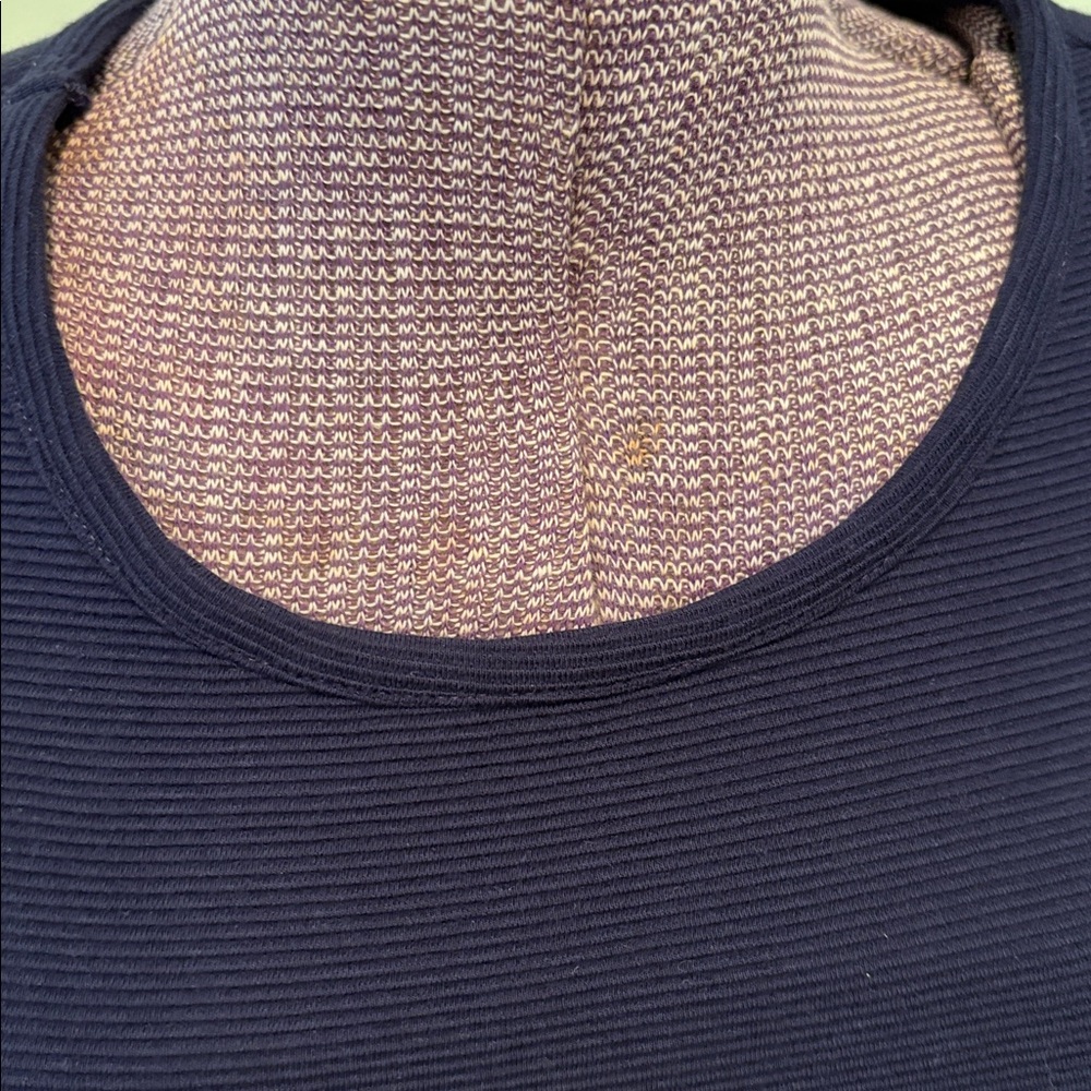 Hanna Andersson Navy Ponte Knit Dress Medium - Picture 5 of 11